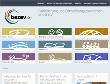 Tablet Screenshot of bezev.de